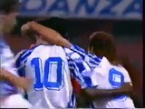 PSG PAOK Salonique 1992/93 UEFA Cup (Highlights)