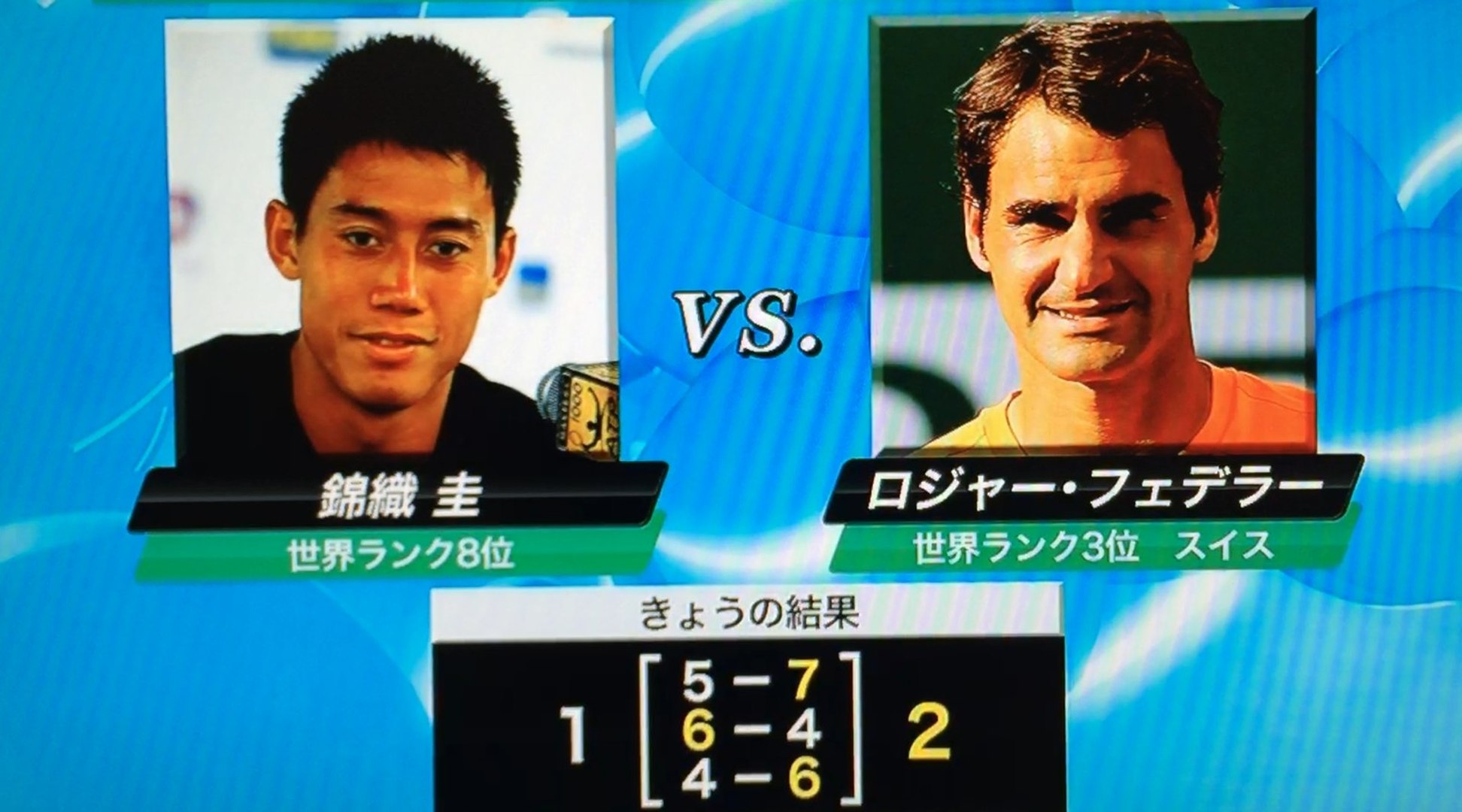 錦織圭 Vs フェデラー Atpワールドツアー ファイナルズ Kei Nishikori Vs R Federer Atp World Tour Finals 動画 Dailymotion