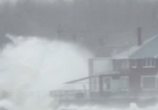 Storms Batter New York's Lake Erie