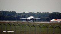 Condor Thomas Cook Airbus A320-212 D-AICD arrival at Munich Airport München Flughafen