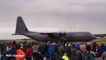 Lockheed Martin C-130J-30 Hercules Royal Danish Air Force departure on Monday RIAT 2012 AirShow
