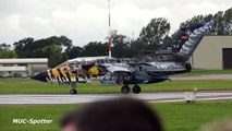 Panavia Tornado ECR German Air Force Tiger Livery 46-33 departure RIAT 2012 AirShow