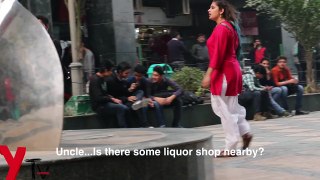 INDIAN GIRL ASKING FOR ALCOHOL FUNNIEST REACTIONS EVER!