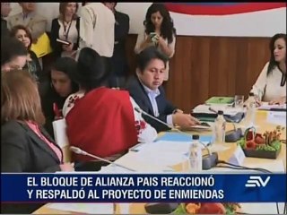 Incidentes en la comisión que tramita las enmiendas