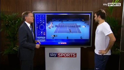 Download Video: Roger Federer Analysis at Sky Sports studio after win over Kei Nishikori