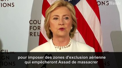 Clinton se démarque d'Obama dans la stratégie contre l'EI