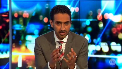 Waleed Aly on the TV show The Project