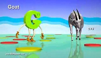 A is for Ant Nursery rhymes - 3D Animation ABC Animals Alphabet song for children
