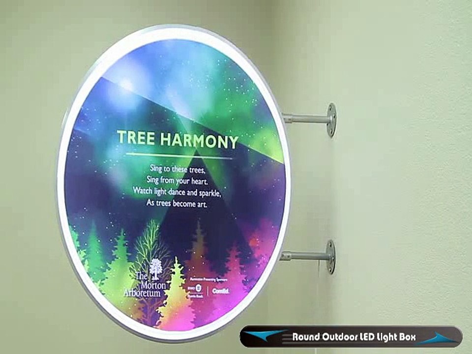 Round LED Light Box