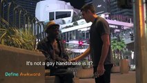 Fingering Strangers Handshake Las Vegas Prank