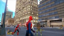 SPIDERMAN ARMY VS TEENAGE MUTANT NINJA TURTLES EPIC BATTLE