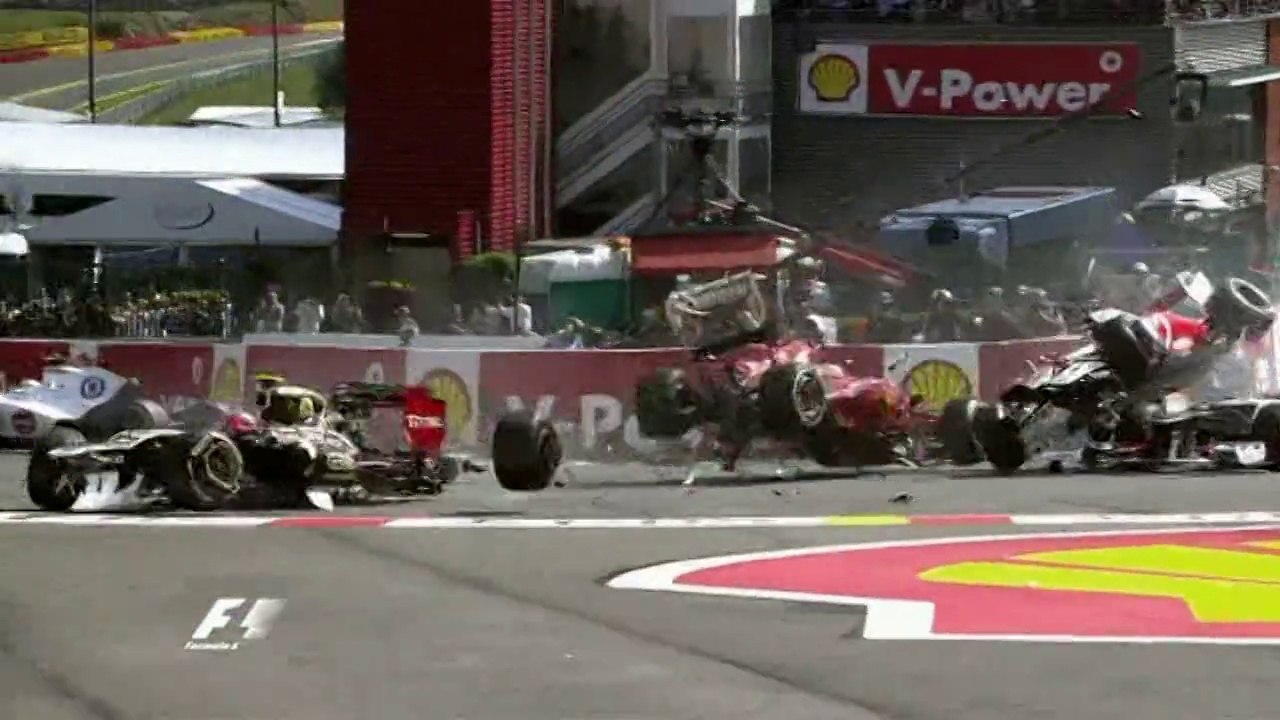 Start Crash in Belgium 2012