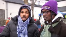 Protesters dig in outside Minneapolis police station