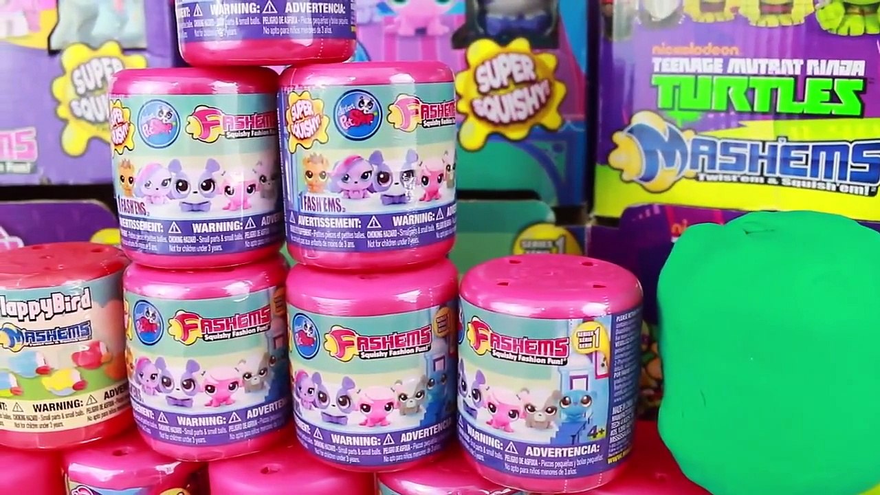 Fashems Play Doh Surprise Eggs New Collection MLP LPS Mashems Huevos Sorpresa de Plastilin