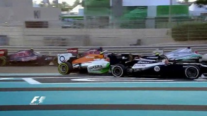 Start Crash in Abu Dhabi 2012