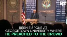 Bernie Sanders Preaches To The College Choir At Georgetown