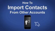 How To Import contacts On Facebook - Facebook Tip #16