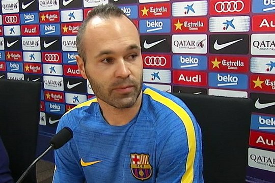 Iniesta sobre el clásico: No vamos a hacer más grande la herida