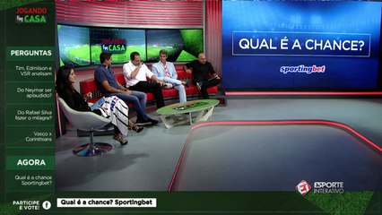 Tim Vickery e Edmilson fazem as pazes no Jogando em Casa