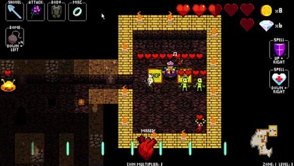 Crypt of the NecroDancer pt 25 - Dove Mode 1! Pacifism?! Don't pre-purchase any weapons!