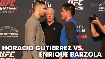 UFC Fight Night 78: media day face-offs