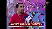 Video revela cómo grafiteros canadienses rayaron el Metro de Santiago