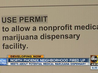 Phoenix residents fight marijuana dispensary