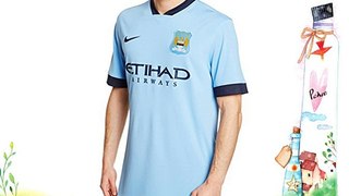 2014-2015 Man City Home Nike Football Shirt Blue Field Blue/obsidian/obsidian Size:FR : S (Taille