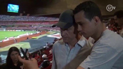 Osorio vai ao Morumbi e é tietado por são-paulinos