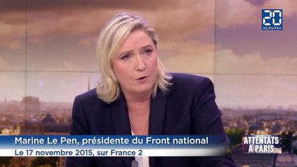 Marine Le Pen furieuse après la vérification de ses propos en direct