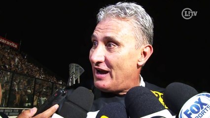 Pode comemorar! Tite vai para a galera e promete ficar 'mamado' de caipirinha