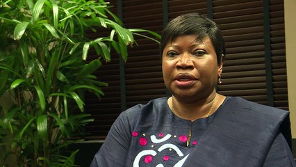 La procureure de la CPI veut "donner une voix aux victimes"