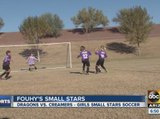 Fouhy’s Small Stars featuring girl soccer players