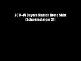 2014-15 Bayern Munich Home Shirt (Schweinsteiger 31)