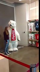 Drôle de Mascotte Coca-Cola