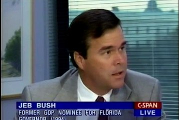 Jeb Bush Thinks AMerican UN Peacekeepers Are 'Unnatural' 12-6-1995_001