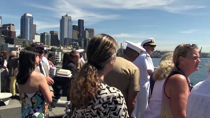 Parade of Ships Marine Week Seattle