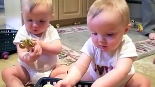 Perfect Photos - Twins mimic Daddys Sneeze! So Cute! ♥