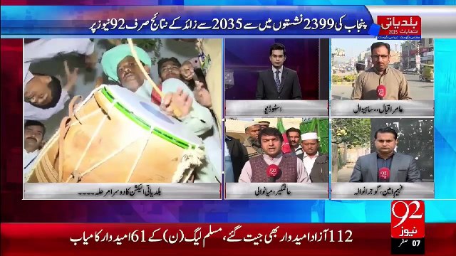 Baldiyati Intakhnat Ky Natiyej 92News Pr – 20 Nov 15 - 92 News HD