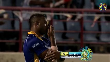 Sohail Tanvir 18-ball 50 vs Barbados Tridents Game  17 CPL15