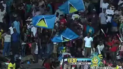 Andre Fletcher 2 Massive Sixes in a Row  OUT OF THE PARK  CPL 2015 HD