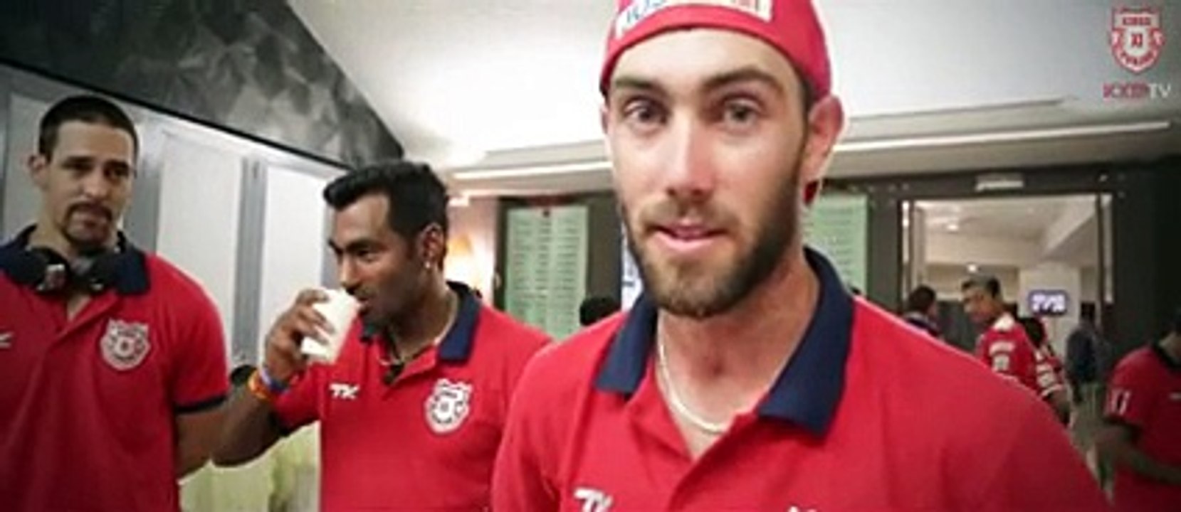 After the win against RCB Behind the Scenes with Maxwell KXIP  KingsXIPunjab IPL