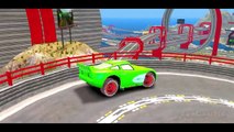 HULK vs RED HULK Epic Race with Lightning McQueen Disney Pixar Green Cars !