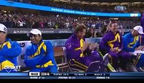 Shane Warne ends with a six in LA Australian Cricket Team