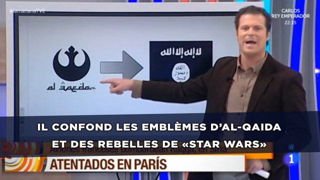Un journaliste confond les emblèmes d’Al-Qaida et de des rebelles de «Star Wars»