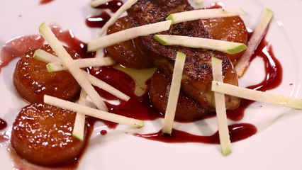 Escalope de foie gras de canard poêlée au poivre de Sichuan par Laurent André (#DPDC)