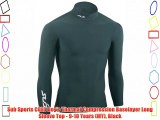 Sub Sports COLD Boy's Thermal Compression Baselayer Long Sleeve Top - 9-10 Years (MY) Black