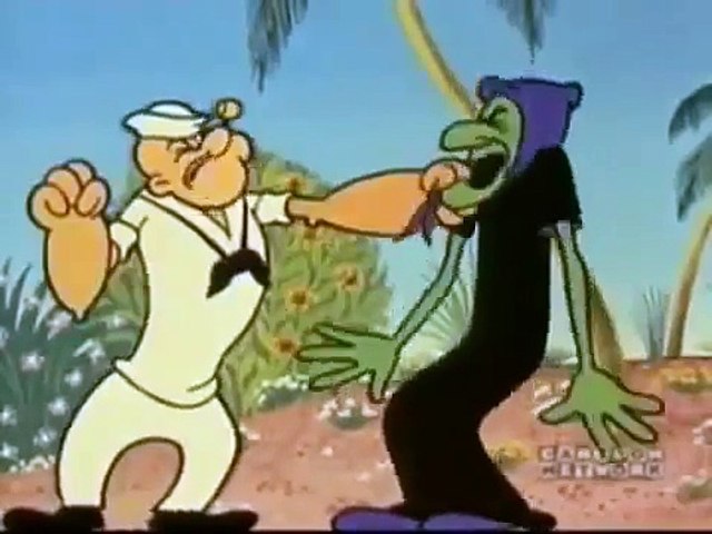Popeye Cartoon The Sailor Stealing A Witch In Spanish Latino Cartoon Martoon Dailymotion Video