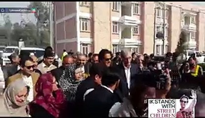Imran Khan gets Zamun Kor inaugurated at the hands of a child