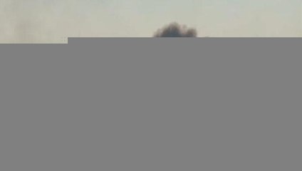 IŞİD mevzileri bombaladı, dumanlar yükseliyor